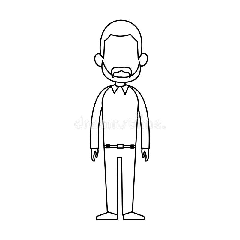 Faceless Man Cartoon Icon Image Stock Illustration Illustration Of Confident People 88472011 
