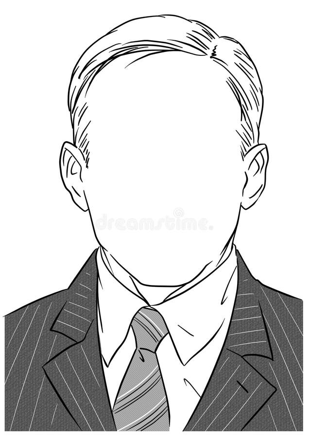 Faceless Man Suit Tie Stock Illustrations 778 Faceless Man Suit Tie Stock Illustrations 