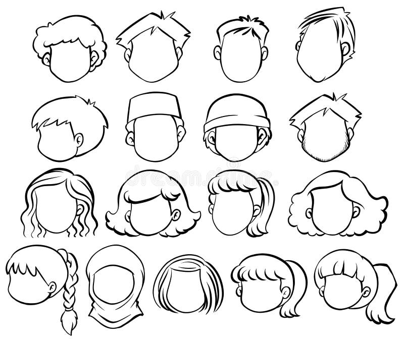 faceless drawing faceless drawing