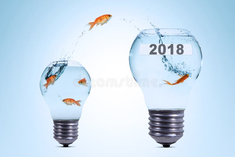 Facendo uso di più creatività a successo nel 2018 immagini stock Facendo uso di più creatività a successo nel 2018 immagini stock