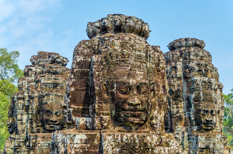 Faces of Bayon tample