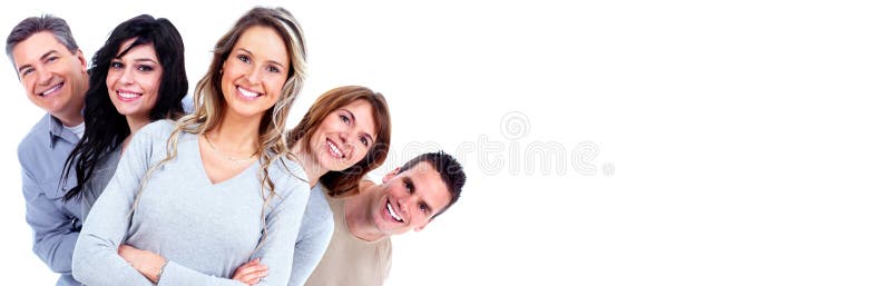 Faces de sorriso dos povos imagens de stock royalty free Faces de sorriso dos povos imagens de stock royalty free