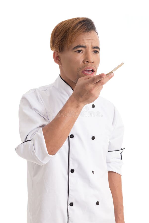 Fachmann sendet Sprachmitteilung durch den Handy Junges b lizenzfreies stockfoto