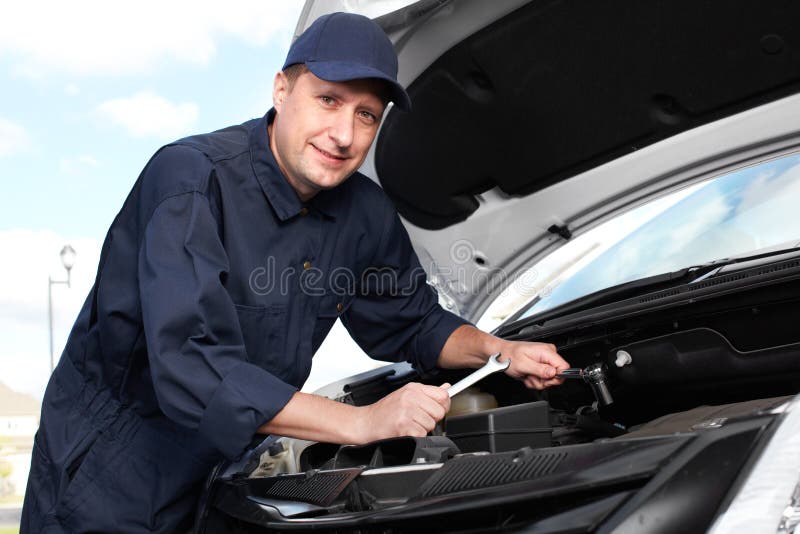 Fachowy auto mechanik. obraz royalty free Fachowy auto mechanik. obraz royalty free