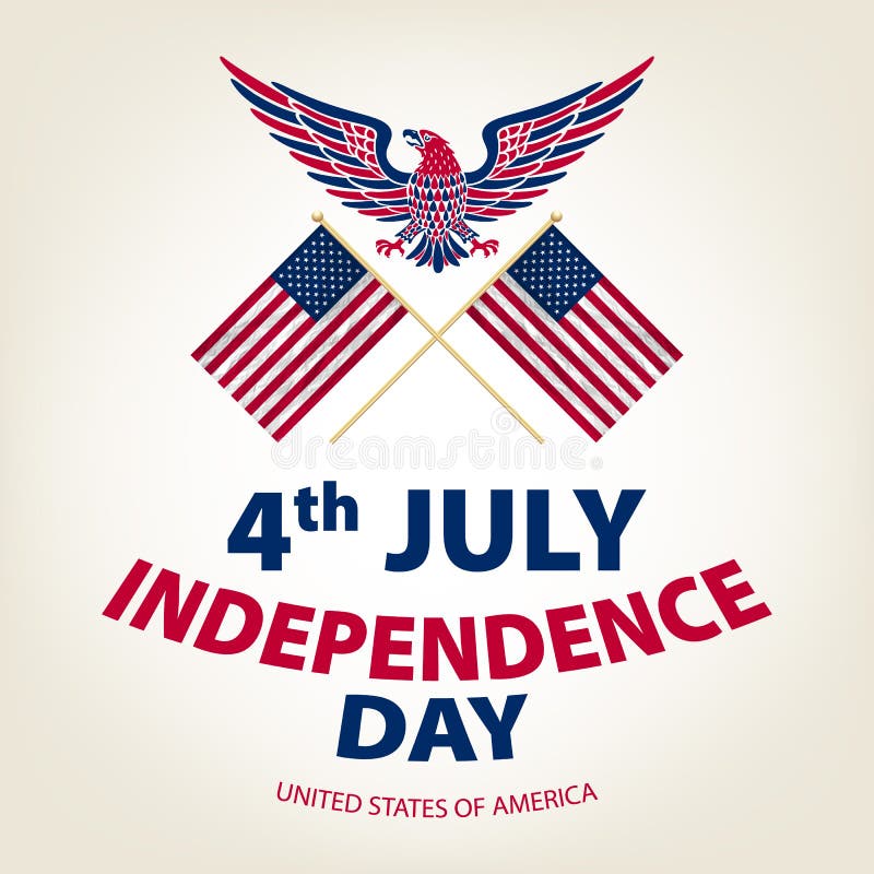 Facile pubblicare l'illustrazione di vettore dell'aquila con la bandiera americana per la festa dell'indipendenza illustrazione vettoriale Facile pubblicare l'illustrazione di vettore dell'aquila con la bandiera americana per la festa dell'indipendenza illustrazione vettoriale
