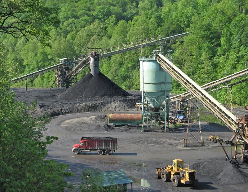 Facilidade de processamento de carvão