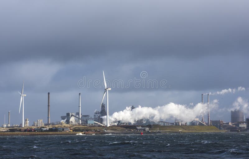 Tata Steel editorial photography. Image of ijmuiden, metal - 55846552