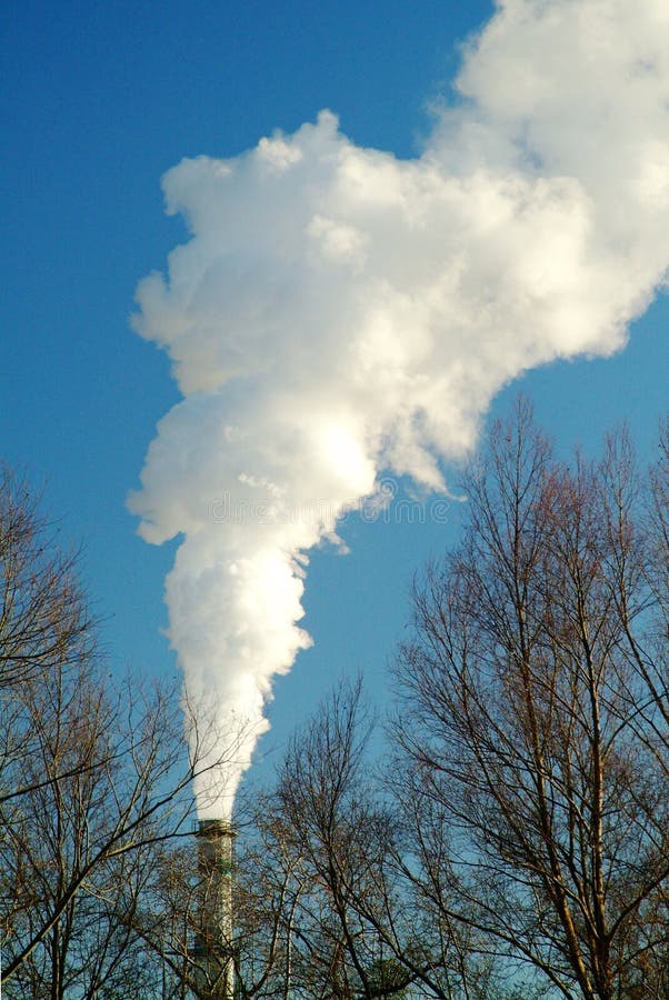 Factory chimney