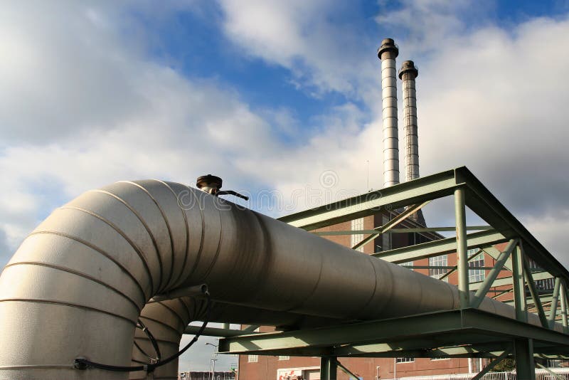 Factory Pipes stock photo. Image of chimneys, industry 2198340
