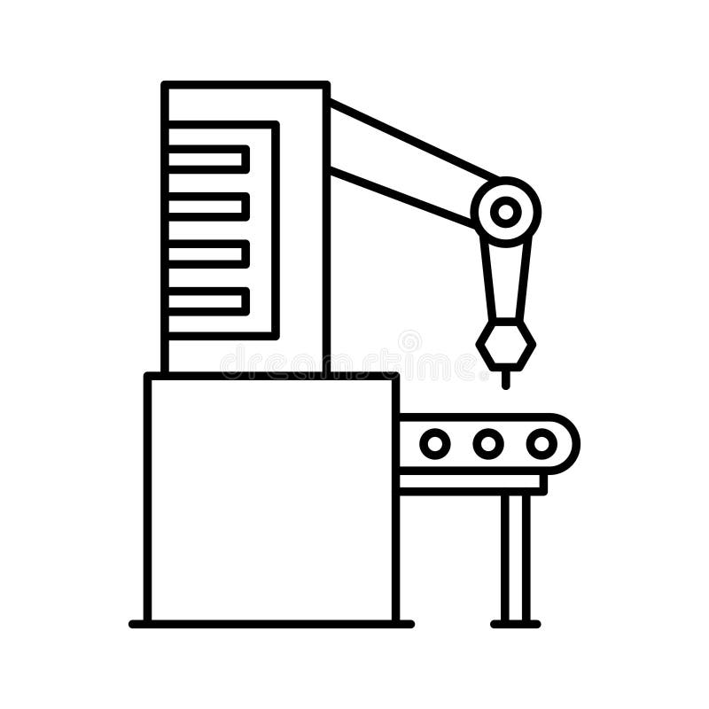 Factory production Isolated Vector icon Which can easily modify or edit stock illustration