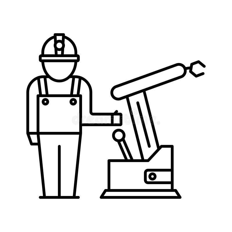 Factory production Isolated Vector icon Which can easily modify or edit stock illustration