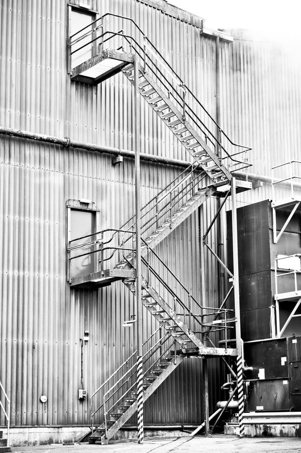 Factory steps stock image. Image of factory, heavy, exterior 54533639