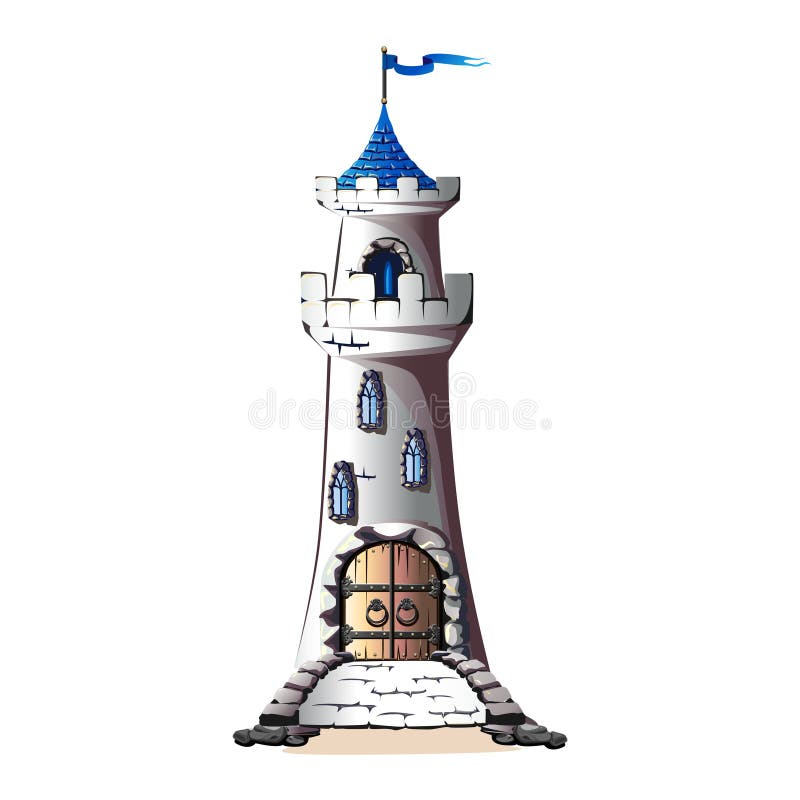 FaFairytale towers of a stone castle with a gate and a bridgeirytale Tower royalty free illustration FaFairytale towers of a stone castle with a gate and a bridgeirytale Tower royalty free illustration