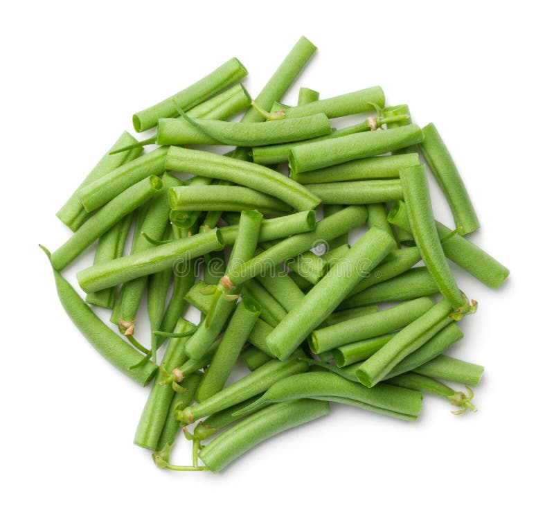 Fagioli verdi isolati su priorità bassa bianca immagine stock libera da diritti Fagioli verdi isolati su priorità bassa bianca immagine stock libera da diritti