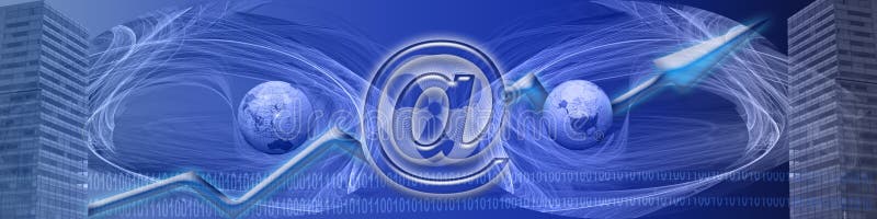 Fahne: WW Internet und Geschäftserfolg lizenzfreie abbildung Fahne: WW Internet und Geschäftserfolg lizenzfreie abbildung