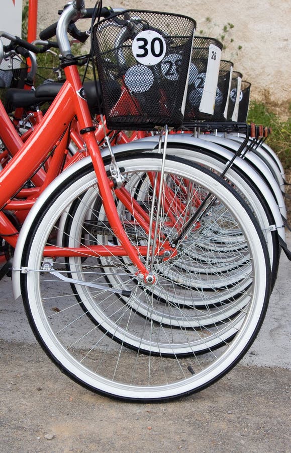 Bicycles for touristic route, Cantabria, Spain. Bicycles for touristic route, Cantabria, Spain