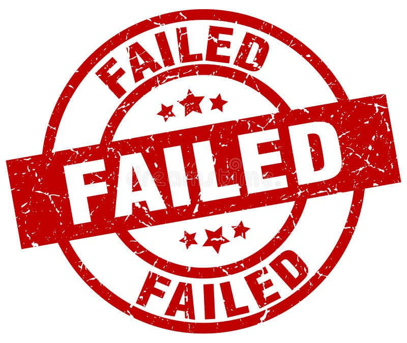 Failed stamp stock vector Illustration of label insignia 122201809 Failed stamp stock vector Illustration of label insignia 122201809