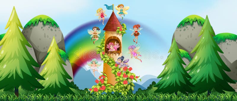 Fairies and castle