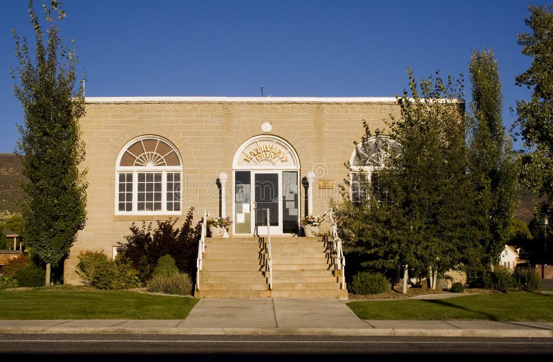 Fairview City Hall stock image. Image of small, government 3257855