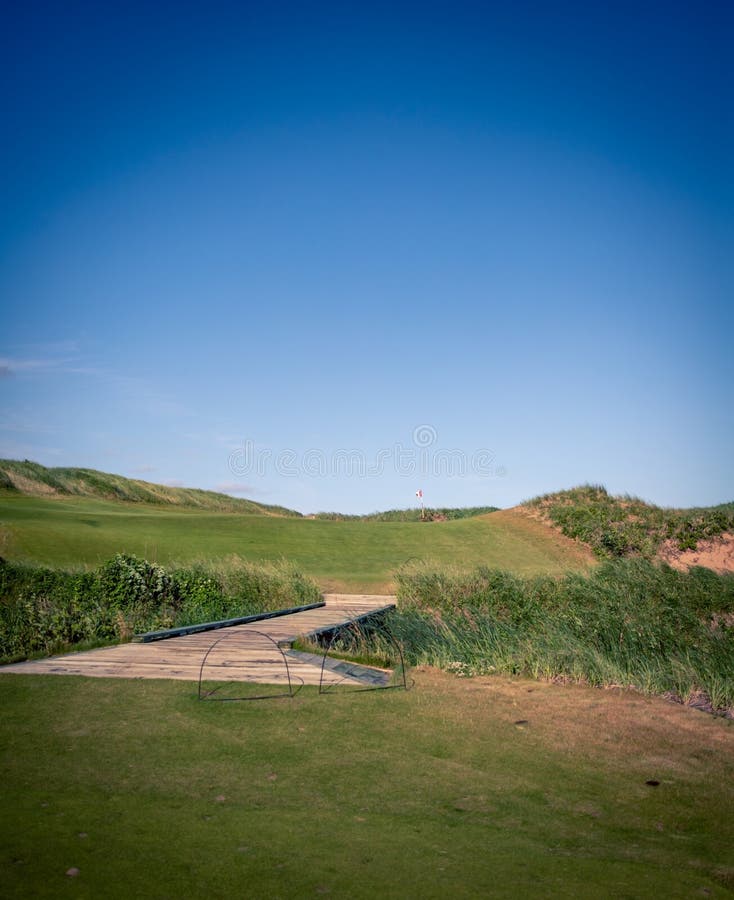Rolling Fairway of a Golf Course in Nova Scotia Stock Photo Image of game, nova 213496658