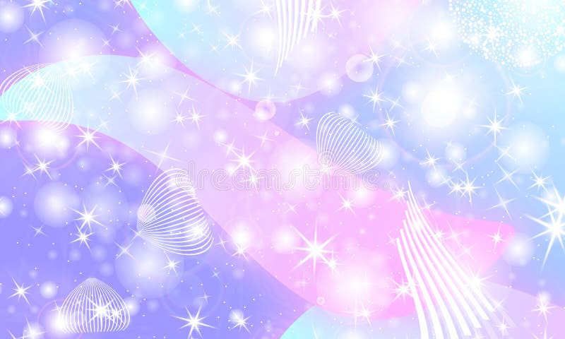 Fairy Background. Unicorn Pattern. Stock Vector - Illustration of cute,  galaxy: 154285163