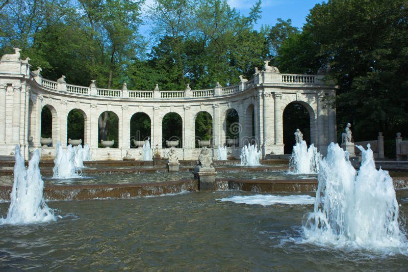 Fairy Fountain in Berlin Friedrichshain Stock Photo Image of nature