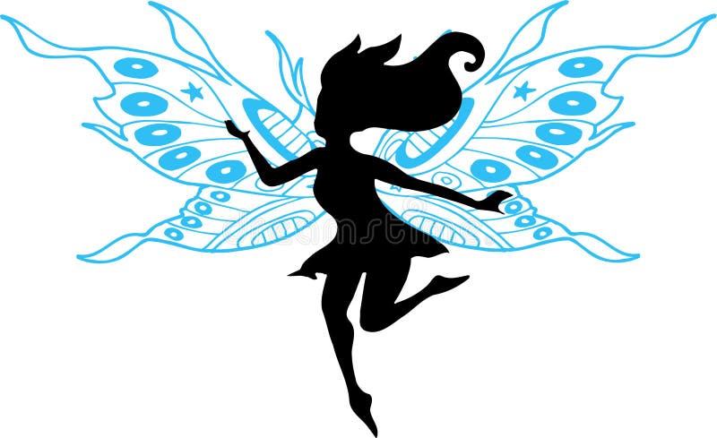 Fairy Silhouette Illustration