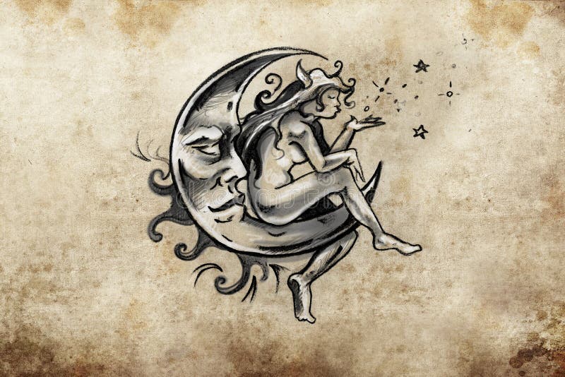 Moon Tattoos And Meanings Beautiful Moon Tattoos Designs And Ideas   HubPages