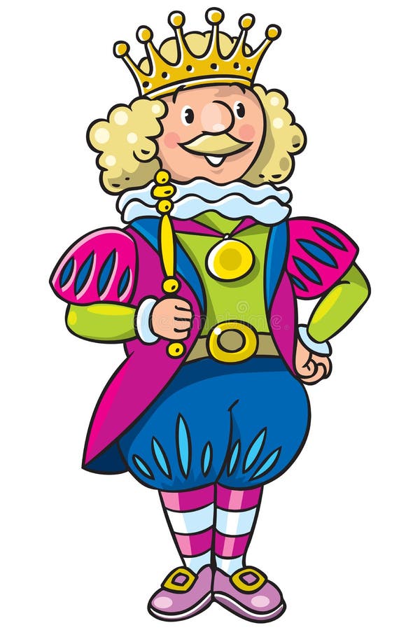 Fairy tale king stock vector. Illustration of king, children - 44577183
