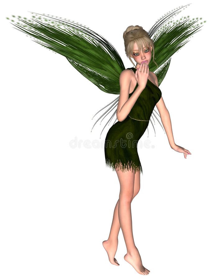 Fairy Spring Spirit stock illustration. Illustration of blonde - 17783907