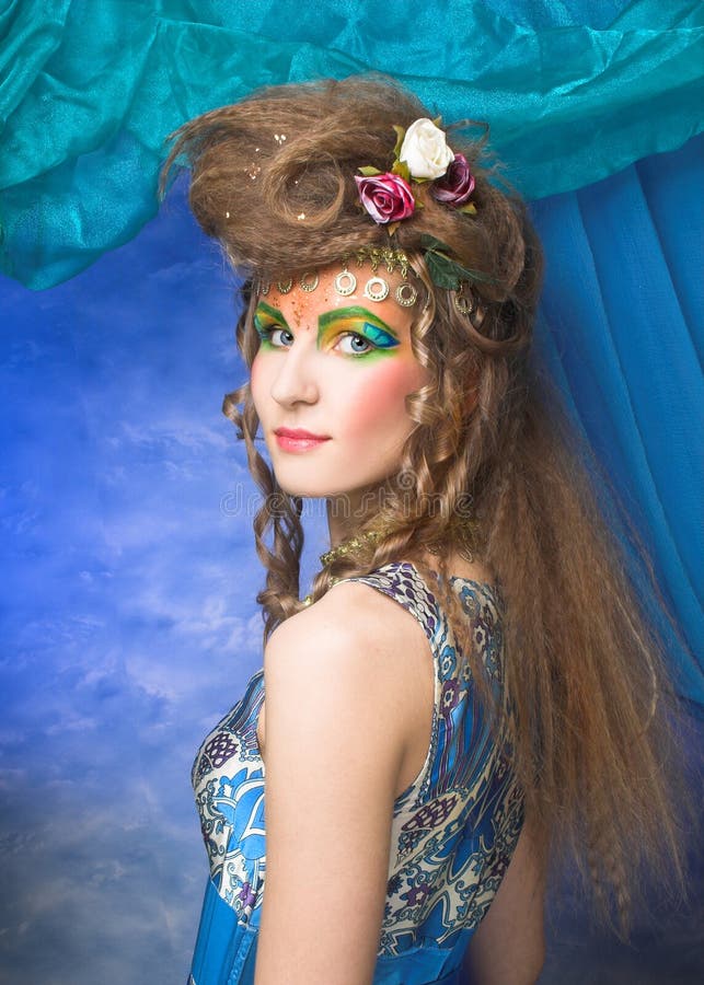 Fairy. stock photo. Image of flower, glamour, girl, fashion - 32462438
