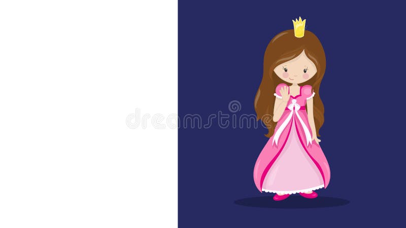 Fairytale Princess Brown 08 Stock Vector - Illustration of cartoon, princess:  198986021