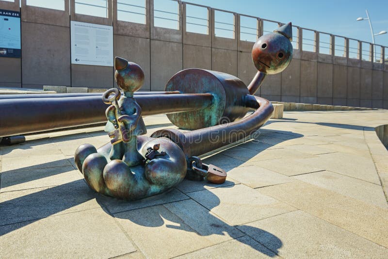 Fairytale Sculptures by the Sea at Scheveningen Boulevard. Editorial Photo Image of fairy