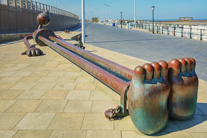 Fairytale Sculptures by the Sea at Scheveningen Boulevard. Editorial Stock Image Image of city