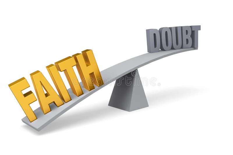 Faith Doubt Stock Illustrations – 132 Faith Doubt Stock Illustrations, Vectors & Clipart - Dreamstime