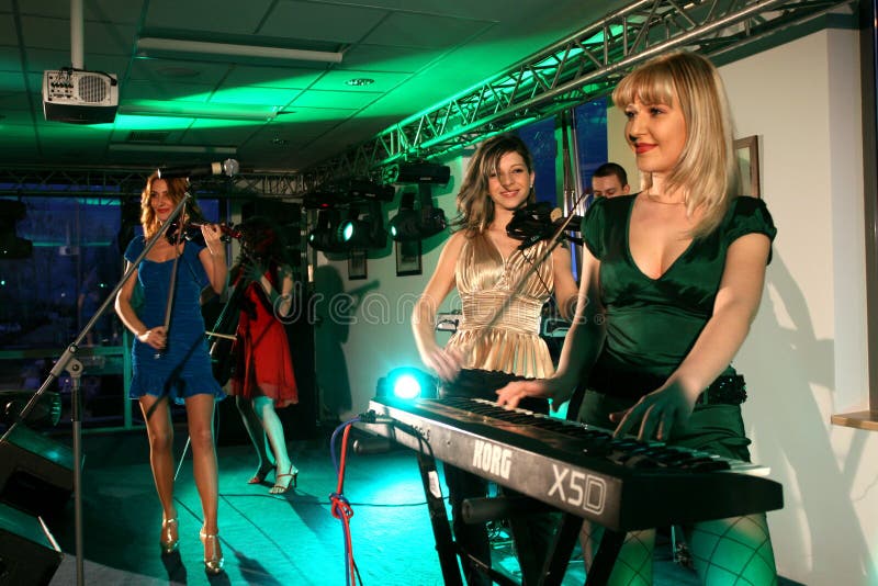 Banda Amadeus imagem de stock