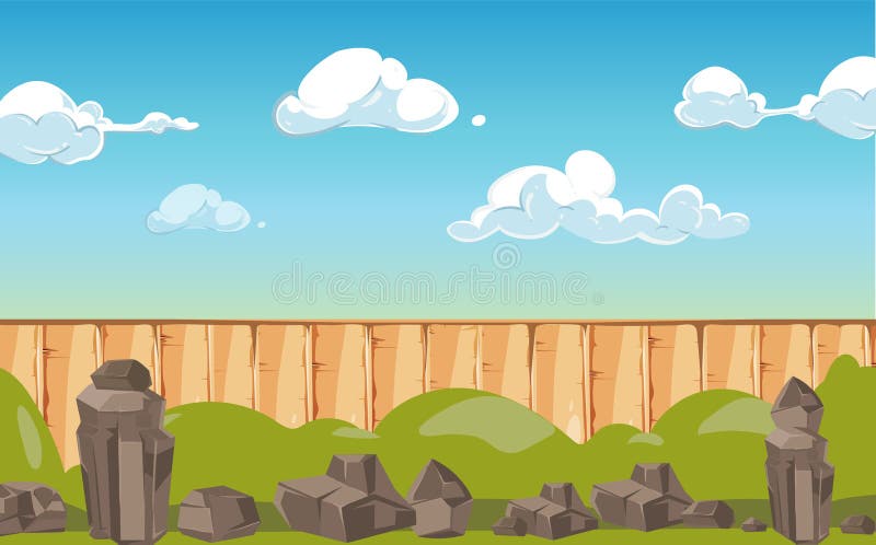 Jogo Paisagem Desenhos Animados Sem Costura Fundo, Jogos, Panorama, Desenho  Animado Imagem de plano de fundo para download gratuito