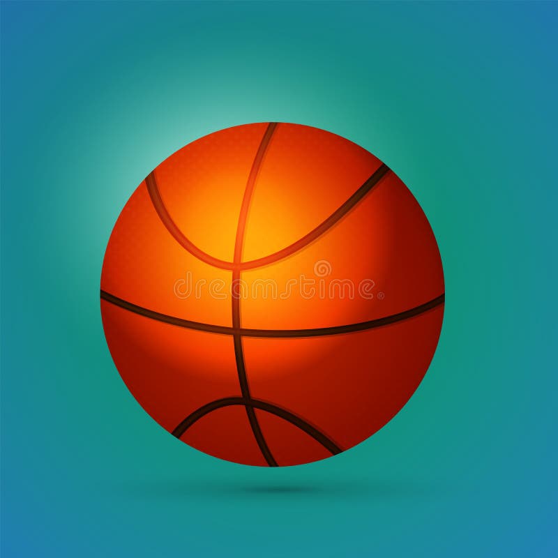 Bola De Basquete Para Jogar Vetor De Jogo Desportivo Ilustração do