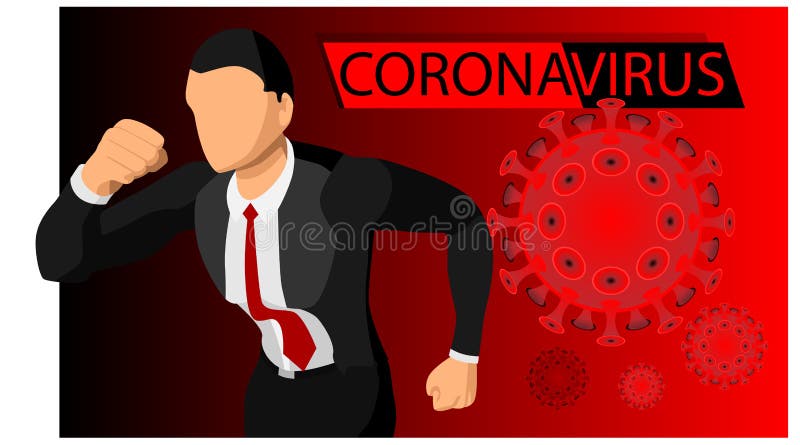 Faixa do coronavírus para sensibilização e alerta para a propagação da doença, sintomas ou medidas preventivas Design do vírus Co