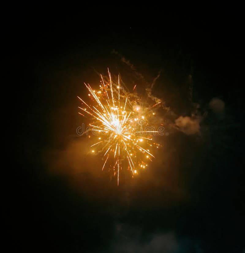 The fireworks moment in the New Year which indicates happiness has passed 1 year of life. The fireworks moment in the New Year which indicates happiness has passed 1 year of life.