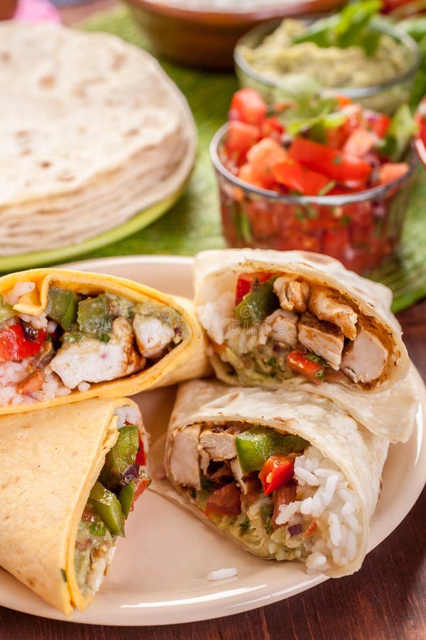 Fajita Mexicano Tradicional Del Pollo Foto de archivo Imagen de ingredientes, auténtico 43039412