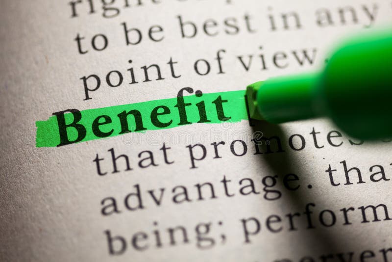 Benefit stock image. Image of printing, closeup, benefit 31592611