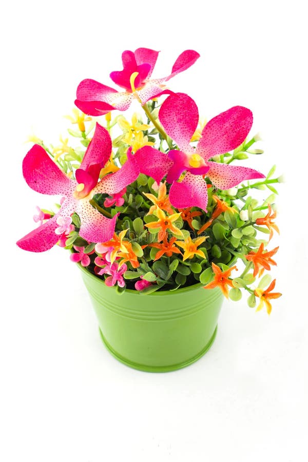 Fake Flowers for Interior Decoration Stock Photo Image of blue