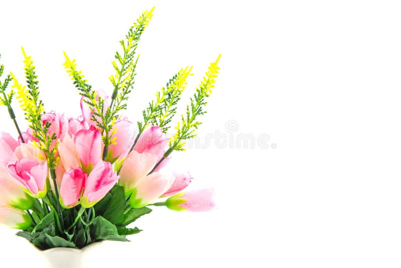 Fake Flowers for Interior Decoration Stock Image Image of ceramic
