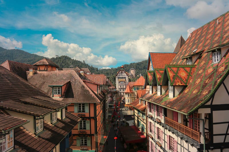  French  Village  Bukit  Tinggi  In Malaysia Stock Image 