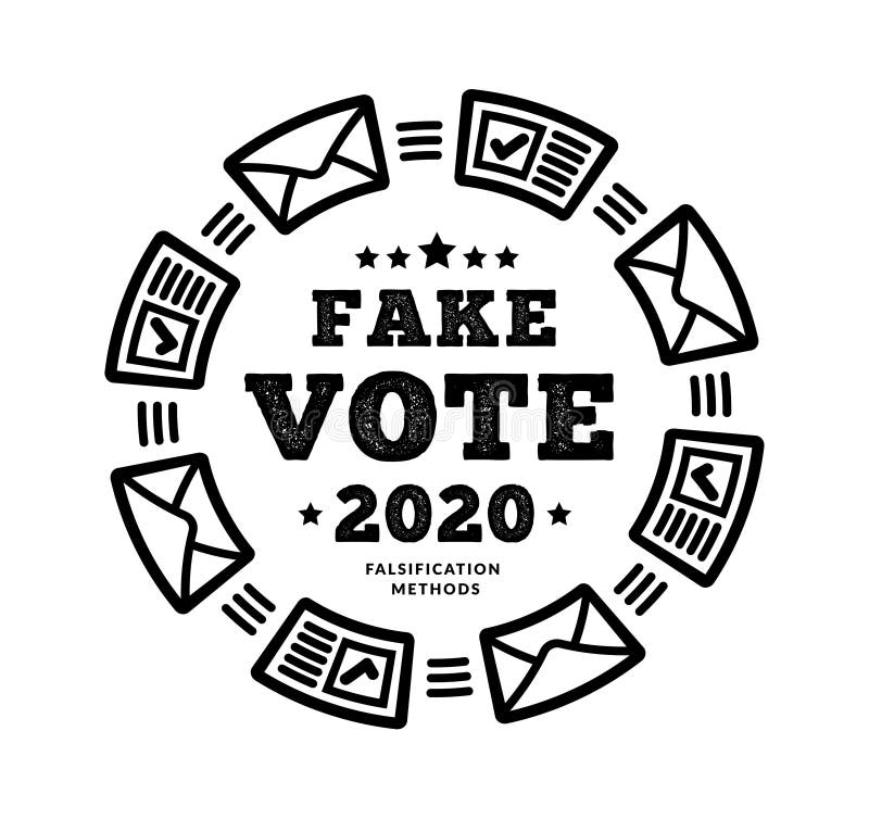 Fake vote 2020. Methodology for possible election fraud. Mail and regular voting