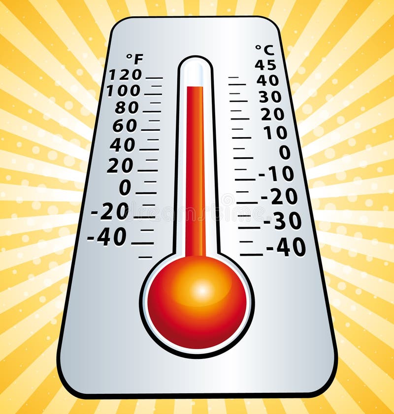 Heat wave. Maximum temperature thermometer. Vector illustration III. Heat wave. Maximum temperature thermometer. Vector illustration III.