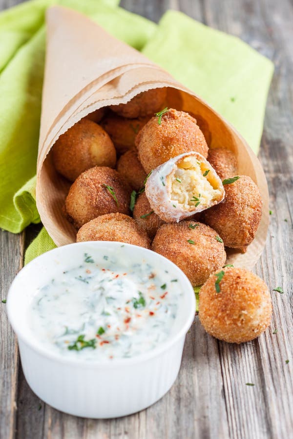 Falafel, Middle Eastern Deep Fried Chickpea Balls Stock Photo Image