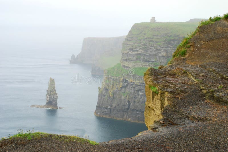 Falaises de Moher. Cie. Clare. Irlande images libres de droits Falaises de Moher. Cie. Clare. Irlande images libres de droits