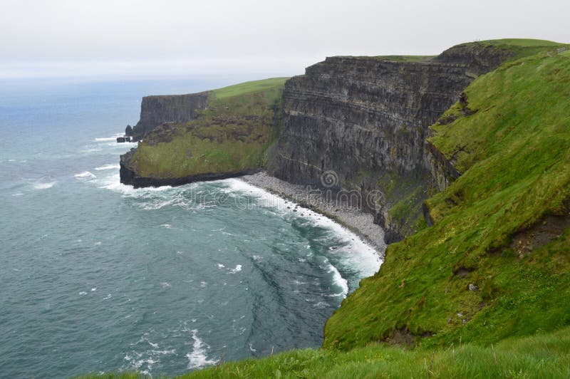 The cliffs are Ireland's most visited natural attraction. Burren Region, County Clare. The cliffs are Ireland's most visited natural attraction. Burren Region, County Clare.